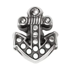 Ahoy Anchor Double Bead -Style Haven Shop ahoy anchor double bead silver 2 a5da3bf6 7486 41a0 bb26 f4074f021fa1