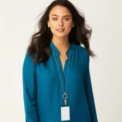 Alcazar Charm Badge Clip Necklace -Style Haven Shop alcazar charm badge clip necklace silver 3 ed9819ea c4d5 44f5 a74a 5ef17d47f2a2