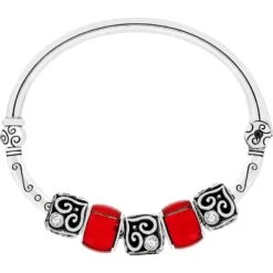 Alcazar Cube Bangle -Style Haven Shop alcazar cube bangle red 1 1ddbeb29 243c 49dd a9a9 84d21b6a69e7