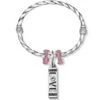 Be Loved Charm Bangle -Style Haven Shop be loved charm bangle silver pink 0 8d8041dc 668c 4d62 8640 571ce8ee2838