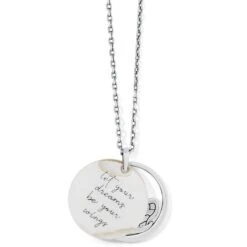 Style Haven Shop -Style Haven Shop blossom hill butterfly shell necklace silver multi 1