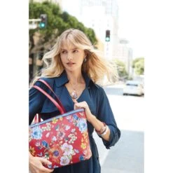 Blossom Hill Rouge Scarlet Tote -Style Haven Shop blossom hill rouge scarlet tote poppy 5