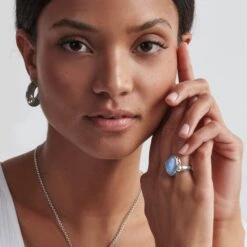 Blue Moon Ring 8 Blue Moon Ring -Style Haven Shop blue moon ring silver blue 2