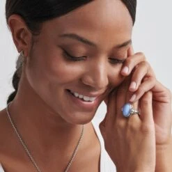 Blue Moon Ring 9 Blue Moon Ring -Style Haven Shop blue moon ring silver blue 3