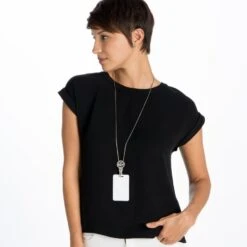 Brighton Badge Clip Necklace -Style Haven Shop brighton badge clip necklace silver 3 48fe579a f84f 428c 89da f4b5e2583bf8