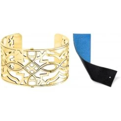 Christo Paris Wide Cuff Bracelet Set -Style Haven Shop christo paris wide cuff bracelet set gold bali blue 3 f57369f8 9adf 44e4 819e 83e601990628