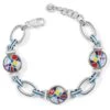 Colormix Link Bracelet -Style Haven Shop colormix link bracelet silver multi 0 383983b9 9feb 4747 9b2b 74a6720f4bcd