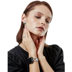 Contempo Linx Watch Band -Style Haven Shop contempo linx watch band silver 4