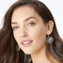 Enchanted Garden French Wire Earrings -Style Haven Shop enchanted garden french wire earrings silver 2 54683777 0d83 4d77 89bb 9c3286186898