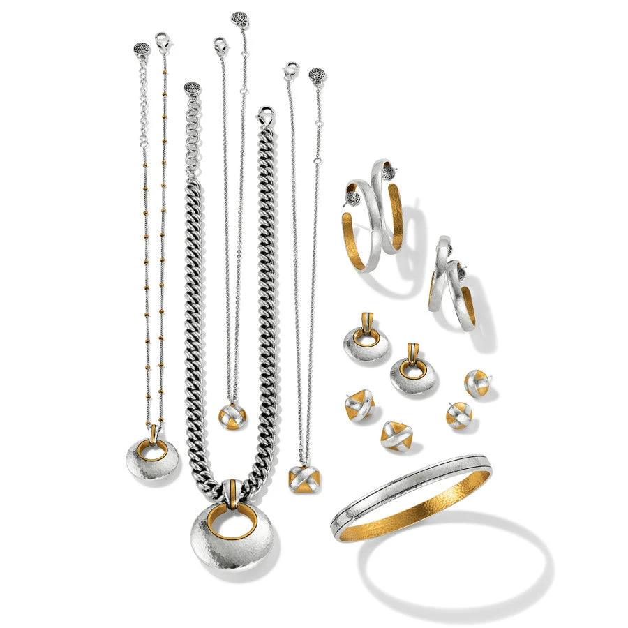 Entrata Round Post Earrings 4 Entrata Round Post Earrings - Image 2