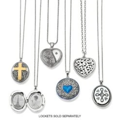 Essex Heart Convertible Locket Necklace 11 Essex Heart Convertible Locket Necklace -Style Haven Shop essex heart convertible locket necklace silver 4 737da696 223c 4090 a009 4d98625af615