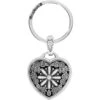 Floral Heart Key Fob 1 Floral Heart Key Fob -Style Haven Shop floral heart key fob silver 0 3292d0d4 c103 413a b3cb c3d53382fcac