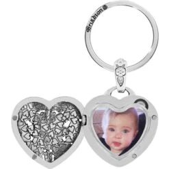 Floral Heart Key Fob 6 Floral Heart Key Fob -Style Haven Shop floral heart key fob silver 1 ae685b12 67d4 472d 9ec8 a97dc4d14eda