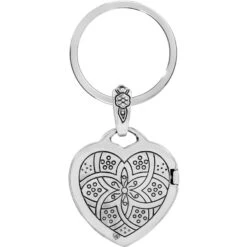 Floral Heart Key Fob 7 Floral Heart Key Fob -Style Haven Shop floral heart key fob silver 2 68c1fb86 6c44 4e53 be55 1ab4988774a5