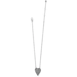 Glisten Heart Petite Necklace 12 Glisten Heart Petite Necklace -Style Haven Shop glisten heart petite necklace silver 1