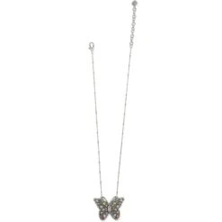 Halo Gems Monarch Necklace -Style Haven Shop halo gems monarch necklace silver multi 2