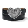 Heart Of Silver Belt -Style Haven Shop heart of silver belt black 0