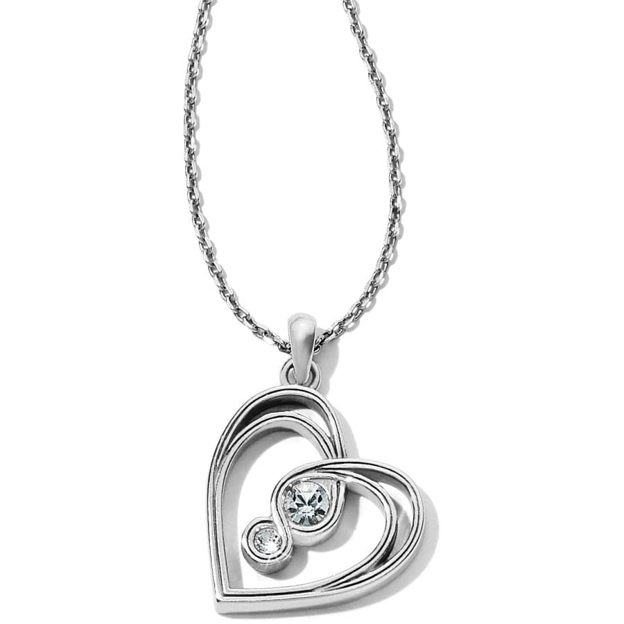 Infinity Sparkle Petite Heart Necklace 3 Infinity Sparkle Petite Heart Necklace