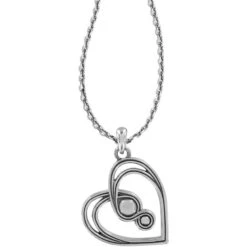 Infinity Sparkle Petite Heart Necklace 7 Infinity Sparkle Petite Heart Necklace -Style Haven Shop infinity sparkle petite heart necklace silver 1 62158b19 7fc3 40e4 97aa a0154519a814