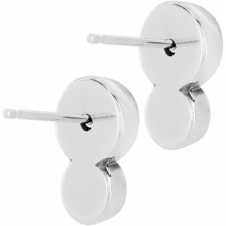 Infinity Sparkle Post Earrings 5 Infinity Sparkle Post Earrings - Image 3