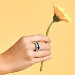 Inner Circle Double Ring 19 Inner Circle Double Ring -Style Haven Shop inner circle double ring silver 3