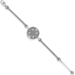 Interlok Medallion Bracelet -Style Haven Shop interlok medallion bracelet silver 1 9298ca89 0986 4c2e 85ab cc57811d2799