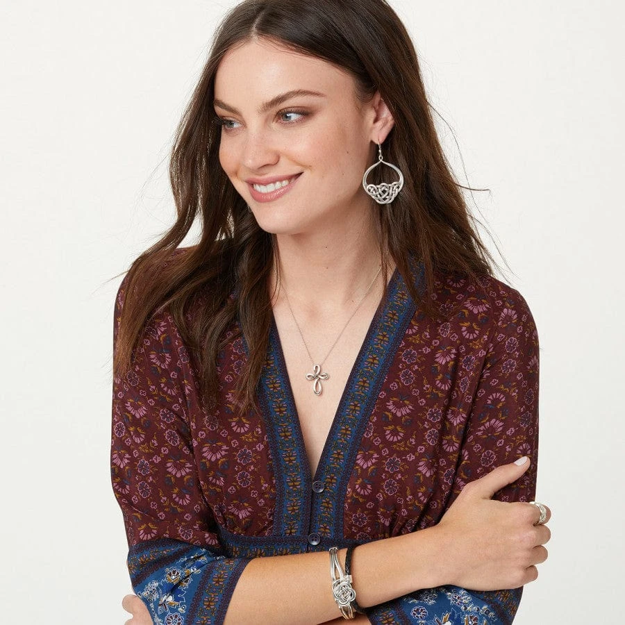 Interlok Petite Cross Necklace 5 Interlok Petite Cross Necklace - Image 3