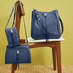 Interlok Phone Organizer -Style Haven Shop interlok phone organizer french blue 3