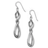 Interlok Twist French Wire Earrings -Style Haven Shop interlok twist french wire earrings silver 0