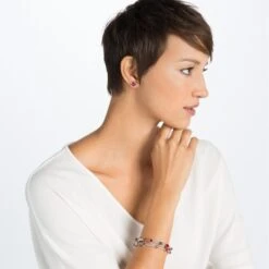 Iris Stud Earrings 24 Iris Stud Earrings -Style Haven Shop iris stud earrings silver ruby 2