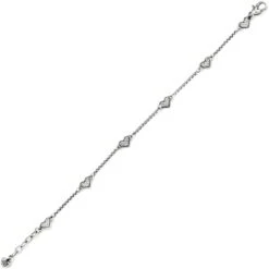 Kiss & Tell Anklet -Style Haven Shop kiss tell anklet silver 2