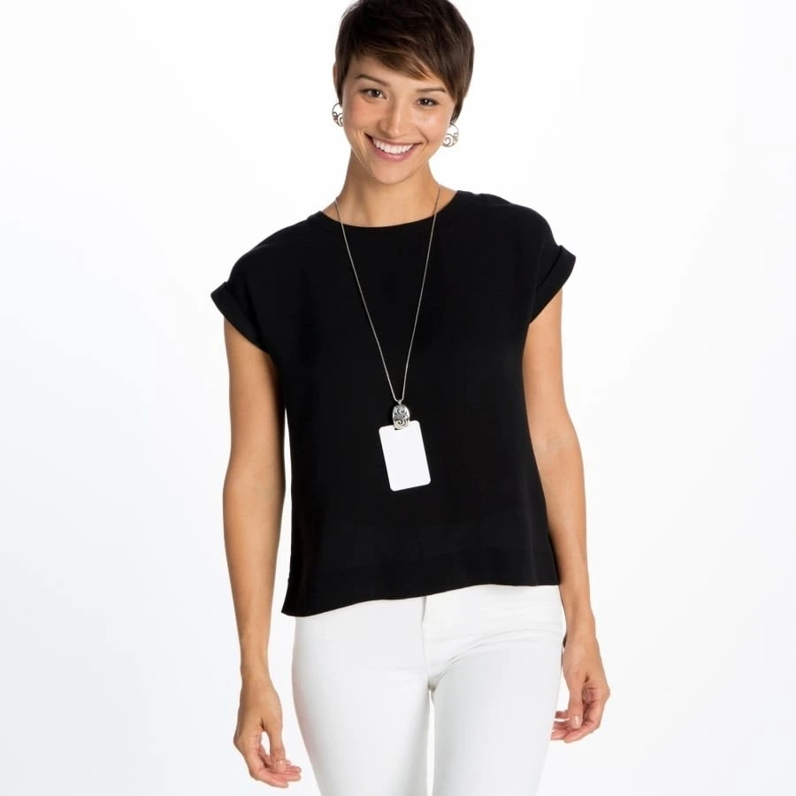 London Groove Badge Clip Necklace 6 London Groove Badge Clip Necklace - Image 4