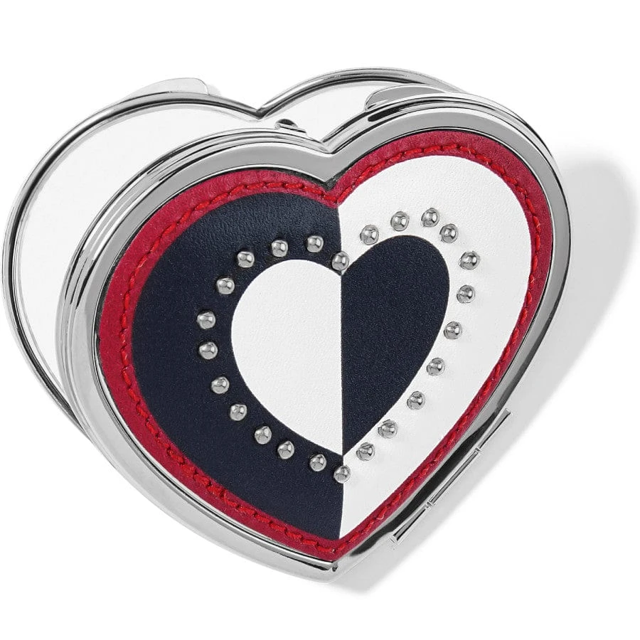 Look Of Love Heart Compact Mirror 3 Look Of Love Heart Compact Mirror