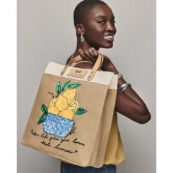 Main Squeeze Burlap Tote -Style Haven Shop main squeeze burlap tote multi 4 fb6e1757 53b3 4a7b a22f 6b97abc6247d