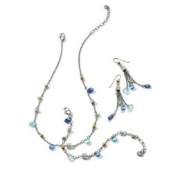 Meridian Aurora Sky Short Necklace -Style Haven Shop meridian aurora sky short necklace silver multi 2 98503dee 0ba5 453b 98a0 8c5a47254fee