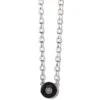 Meridian Eclipse Disc Necklace -Style Haven Shop meridian eclipse disc necklace silver black 0