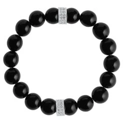 Meridian Stretch Bracelet -Style Haven Shop meridian stretch bracelet black 0