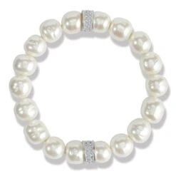 Meridian Stretch Bracelet -Style Haven Shop meridian stretch bracelet cream 0