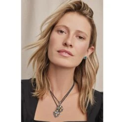 Monarch Joy Necklace -Style Haven Shop monarch joy necklace silver multi 4 9ec26755 2e1c 4f6c bd4f 767b5a89ba11