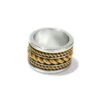 Monete Wide Ring -Style Haven Shop monete wide ring silver gold 0