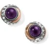 Neptune's Rings Amethyst Button Earrings -Style Haven Shop neptune s rings amethyst button earrings purple 0 ed6c239f a148 401e 8a9c 09c92511ed5c