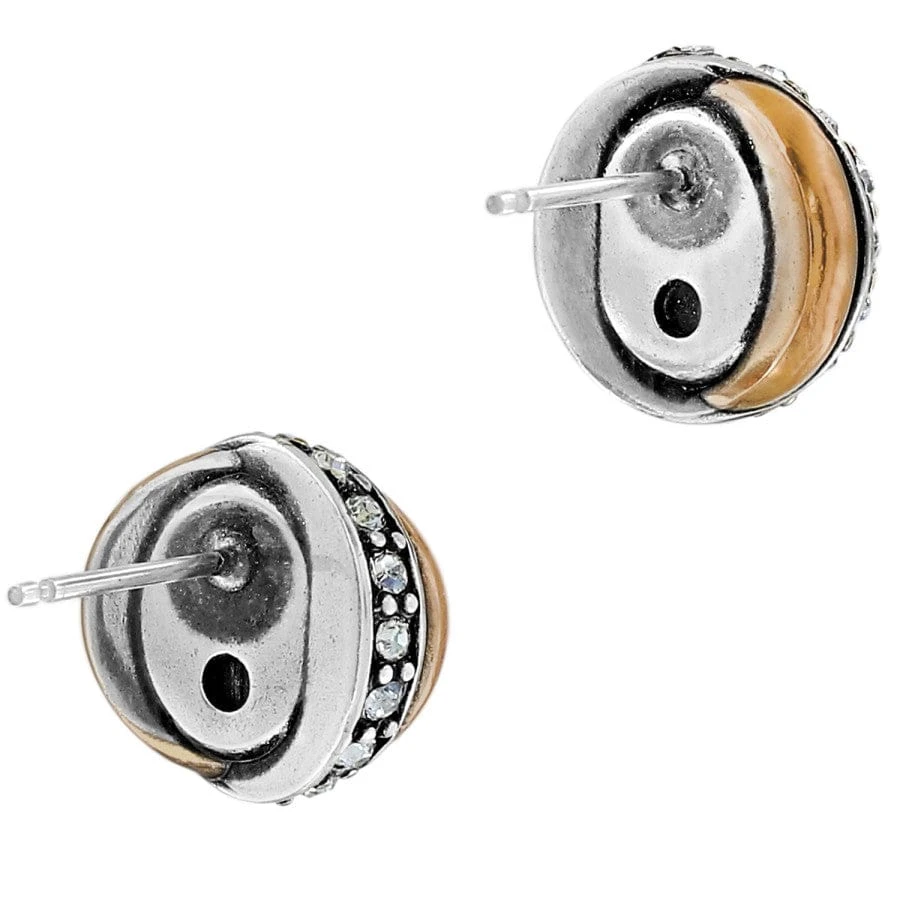 Neptune's Rings Amethyst Button Earrings 4 Neptune's Rings Amethyst Button Earrings - Image 2