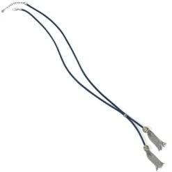 Neptune's Rings Lariat Necklace -Style Haven Shop neptune s rings lariat necklace navy silver 1