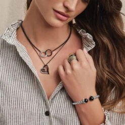 Neptune's Rings Night Heart Necklace -Style Haven Shop neptune s rings night heart necklace silver gold 2 8ecc4c69 5b27 4711 982e c3ff52dff6d3