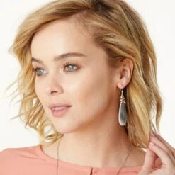 Neptune's Rings Pyramid Banded Agate French Wire Earrings -Style Haven Shop neptune s rings pyramid banded agate french wire earrings grey 2 37ba94ac 381d 4789 8d1f 8fbb965178a2