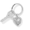 One Heart Key Fob -Style Haven Shop one heart key fob silver 0
