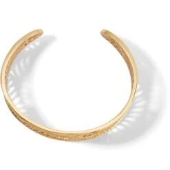 Palmetto Cuff Bracelet -Style Haven Shop palmetto cuff bracelet gold 1