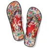Posies Wedge Flip Flops -Style Haven Shop posies wedge flip flops multi 0