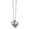 Precious Heart Petite Necklace 2 Precious Heart Petite Necklace -Style Haven Shop precious heart petite necklace silver 0