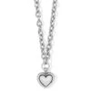 Pretty Tough Bold Heart Necklace 2 Pretty Tough Bold Heart Necklace -Style Haven Shop pretty tough bold heart necklace silver 0